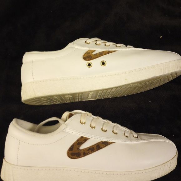 Tretorn nylite Leopard trim sneakers - Picture 6 of 9